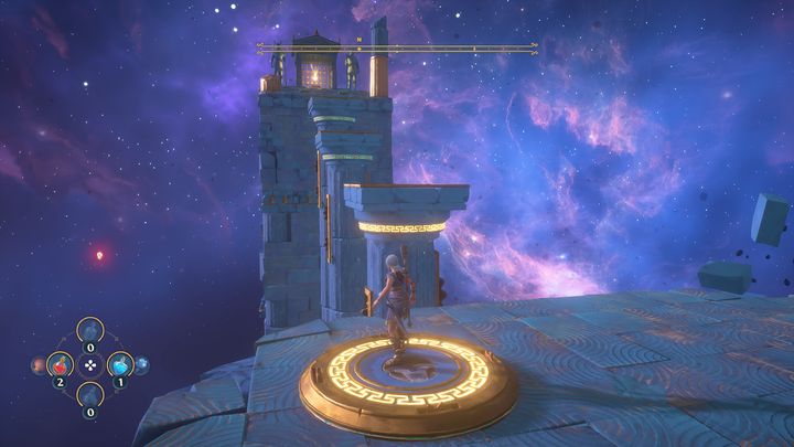 Ostatni etap to wejście na platformę z symbolem hełmu żołnierza - Immortals Fenyx Rising: Przejście do otchłani - solucja, opis przejścia - Immortals Fenyx Rising - poradnik do gry