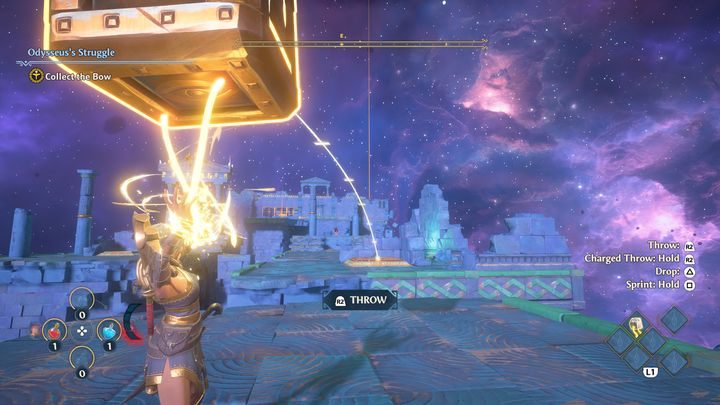 Jeśli nie uda ci się trafić, po prostu wciśnij ponownie przycisk, aby zresetować bloki - Immortals Fenyx Rising: Zmagania Odyseusza - solucja, opis przejścia - Immortals Fenyx Rising - poradnik do gry