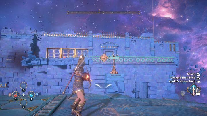 Na górze znajdować się będzie łuk, podnieś go - Immortals Fenyx Rising: Zmagania Odyseusza - solucja, opis przejścia - Immortals Fenyx Rising - poradnik do gry