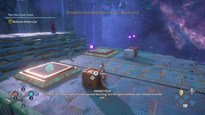 Idąc dalej, aktywuj przycisk - Immortals Fenyx Rising: Zamglony wzrok - solucja, opis przejścia - Immortals Fenyx Rising - poradnik do gry