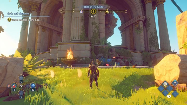 Aby dostać się do Siedziby Bogów, musisz wspiąć się na najwyższy punkt - Immortals Fenyx Rising: Bogowie i Potwory - solucja, opis przejścia - Immortals Fenyx Rising - poradnik do gry