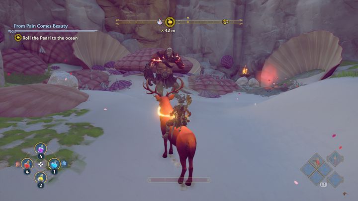 Gdy będziesz na miejscu, zastaniesz cyklopa, który będzie bronił perły - Immortals Fenyx Rising: Piękno rodzi się w bólu - solucja, opis przejścia - Immortals Fenyx Rising - poradnik do gry