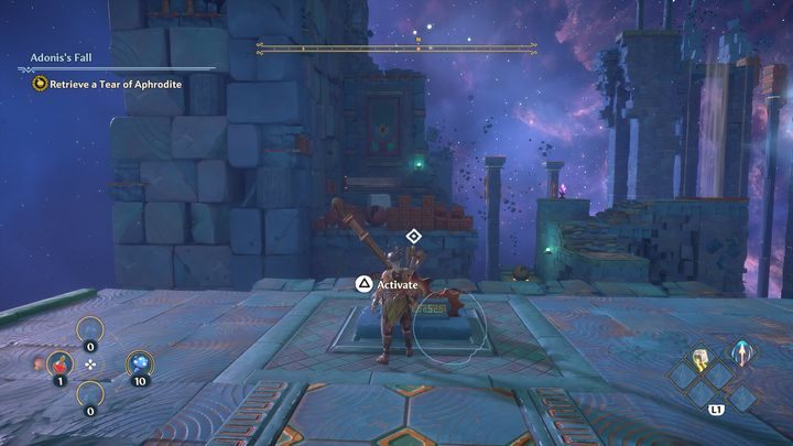 Gdy to zrobić, skorzystaj ze skrzydeł, aby móc znaleźć się po drugiej stronie - Immortals Fenyx Rising: Wielka szkoda - solucja, opis przejścia - Immortals Fenyx Rising - poradnik do gry