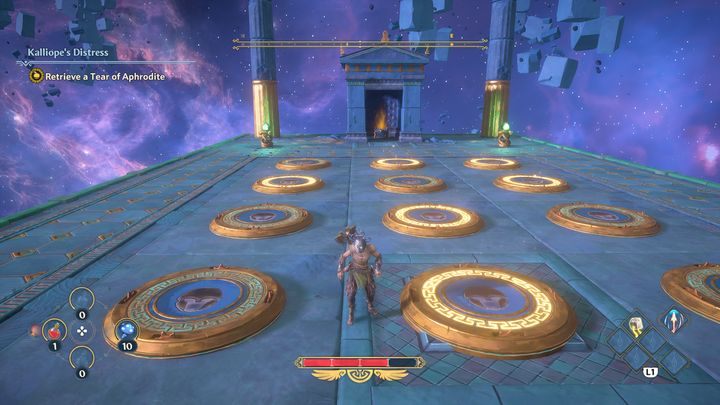 Tak jak w poprzednich zagadkach, liczy się kolejność - Immortals Fenyx Rising: Wielka szkoda - solucja, opis przejścia - Immortals Fenyx Rising - poradnik do gry