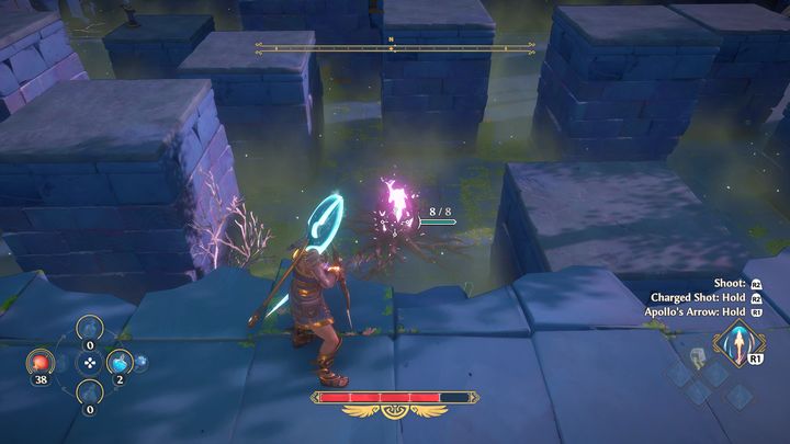 Uważaj jednak na dole, gdyż znajduje się tam trucizna - Immortals Fenyx Rising: Złośliwa bogini - solucja, opis przejścia - Immortals Fenyx Rising - poradnik do gry