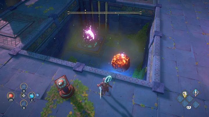 Dalej powinieneś zauważyć mini labirynt, który znajduje się poziom niżej - Immortals Fenyx Rising: Złośliwa bogini - solucja, opis przejścia - Immortals Fenyx Rising - poradnik do gry