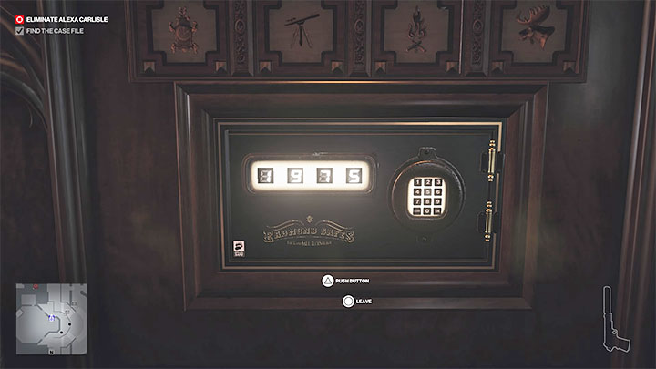 Możesz już powrócić do sejfu i wprowadzić kombinację 1975 - Hitman 3: Zagadka z ukrytym sejfem - Dartmoor, solucja - Hitman 3 - poradnik, solucja