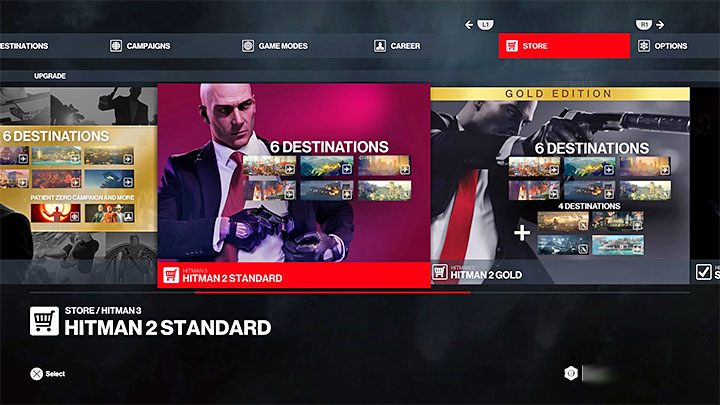 Po uruchomieniu gry Hitman 3 przejdź do zakładki Sklepu - Store - Hitman 3: Import starych lokacji - jak to zrobić? - Hitman 3 - poradnik, solucja