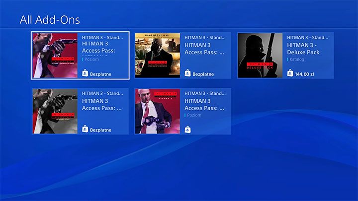 W przypadku wersji na PS4 / PS5 możesz też alternatywnie przejść do menu dodatków (Add-Ons) powiązanych z grą Hitman 3 - Hitman 3: Import starych lokacji - jak to zrobić? - Hitman 3 - poradnik, solucja