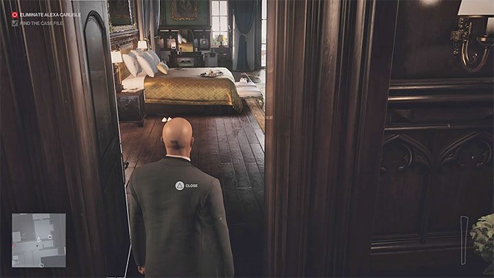 Bardziej oczywisty sposób dostania się do pokoju to otwarcie drzwi od strony korytarza - Hitman 3: Sekretne pokoje - jak otwierać? Dartmoor, solucja - Hitman 3 - poradnik, solucja