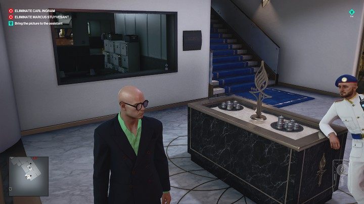 W ten sposób zyskasz wiarygodne przebranie, które pozwoli Ci wejść na wyższe, strzeżone piętro drapacza chmur, a także na swobodną eksplorację znacznej części mapy - Hitman 3: Najlepsze przebrania, Dubaj (Burj Al-Ghazali) - Hitman 3 - poradnik, solucja