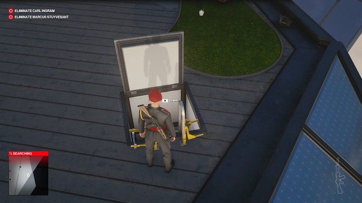 Skrót 2: Drabina tarasowa na najwyższym piętrze (Shortcut: Penthouse Terrace Ladder) - Hitman 3: On Top of the World, Dubaj - mapa, informacje o misji - Hitman 3 - poradnik, solucja