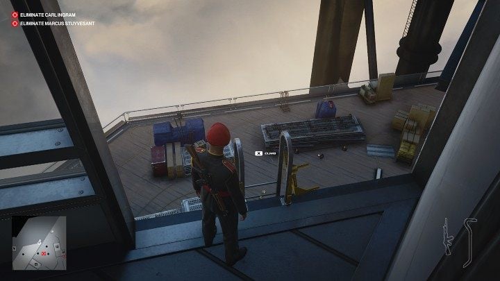 Skrót 3: Drabina w pomieszczeniu z urządzeniami wentylacyjnymi (Shortcut: Ventilation Area Ladder) - Hitman 3: On Top of the World, Dubaj - mapa, informacje o misji - Hitman 3 - poradnik, solucja