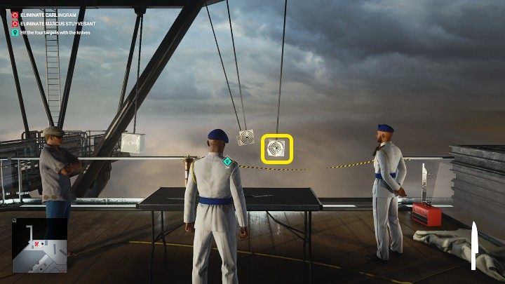 Stuyvesantowi nie wystarczy imponujące CV i będzie chciał sprawdzić Twoje umiejętności w praktyce (punkt 17 na mapie) - Hitman 3: (In)Security - Dubaj, zadania fabularne, solucja - Hitman 3 - poradnik, solucja