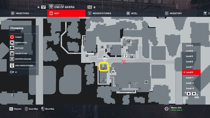 Udaj się do restauracji na głównej ulicy (punkt 41 na mapie) - Hitman 3: Certainty Principle - Chongqing, zadania fabularne, solucja - Hitman 3 - poradnik, solucja