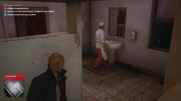 Po chwili do łazienki wejdzie kucharz - Hitman 3: Certainty Principle - Chongqing, zadania fabularne, solucja - Hitman 3 - poradnik, solucja