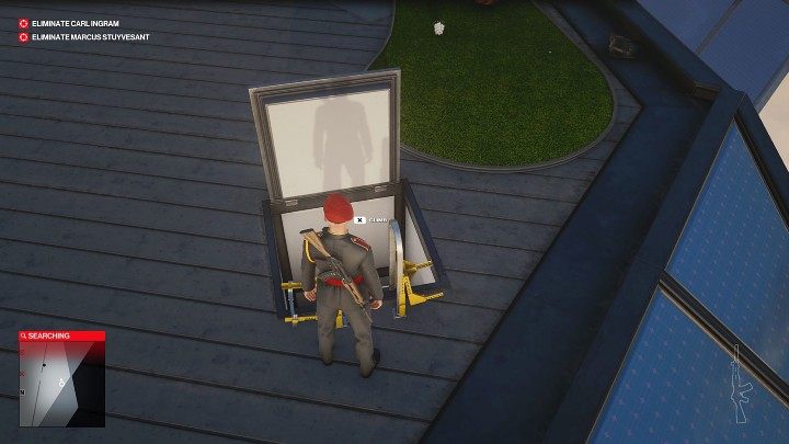 Udaj się na taras widokowy i użyj skrótu (drabiny), by zejść na 3 poziom budynku - Hitman 3: Carl Ingram - jak zabić? Dubaj, solucja - Hitman 3 - poradnik, solucja