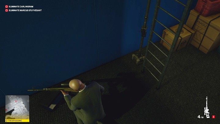 Idąc przed siebie, dotrzesz do drabiny - Hitman 3: Carl Ingram - jak zabić? Dubaj, solucja - Hitman 3 - poradnik, solucja