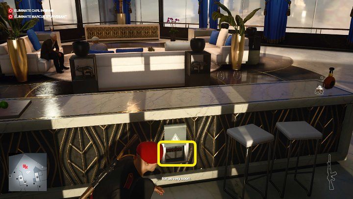 W pierwszej kolejności użyj tablicy sterowniczej, by odciąć pomieszczenie od reszty budynku - Hitman 3: Marcus Stuyvesant - jak zabić? Dubaj, solucja, opis przejścia - Hitman 3 - poradnik, solucja