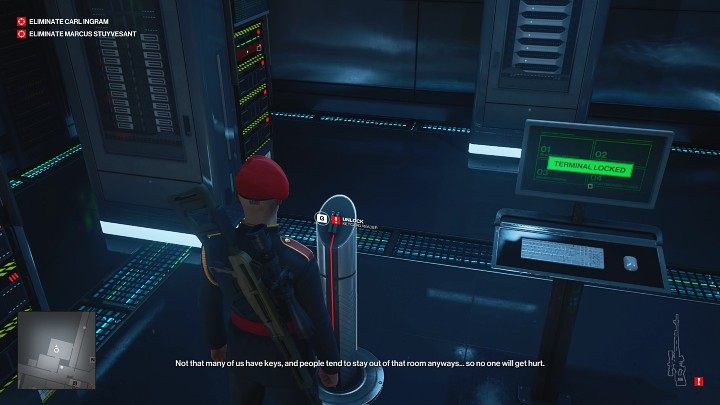 Wróć do serwerowni - Hitman 3: Marcus Stuyvesant - jak zabić? Dubaj, solucja, opis przejścia - Hitman 3 - poradnik, solucja