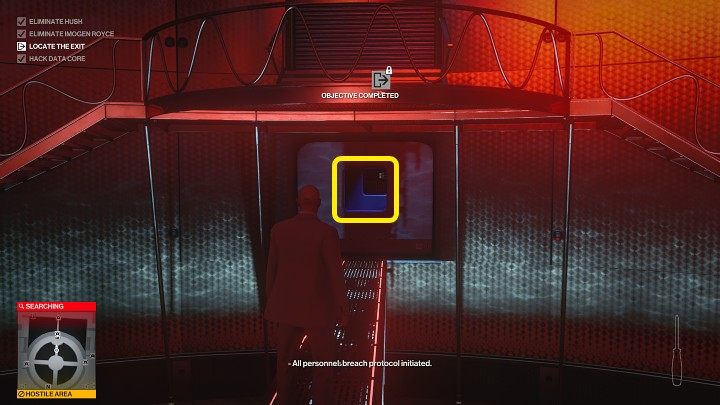 Niestety, Twoja obecność zostanie wykryta i będziesz musiał uciekać z terenu ICA - Hitman 3: Data Core - jak zhakować? - Hitman 3 - poradnik, solucja