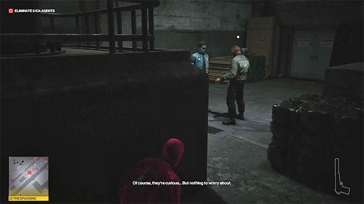 Udaj się teraz z kartą do pomieszczenia z bojlerami na poziomie -2 (punkt 47 na mapie) - Hitman 3: Agent Montgomery - jak zabić? (The Leader) - Berlin, solucja - Hitman 3 - poradnik, solucja