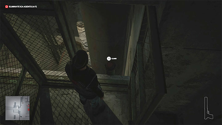 Alternatywnie możesz zakraść się do biura Hirschmullera od strony tunelu na poziomie -1 łączącego klub z budynkiem motocyklistów (punkt 38 na mapie) - Hitman 3: Agent Montgomery - jak zabić? (The Leader) - Berlin, solucja - Hitman 3 - poradnik, solucja