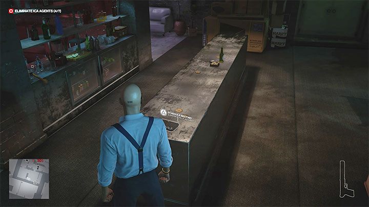 Użyj telefonu w biurze żeby zadzwonić do Agenta Montgomeryego i umówić spotkanie z nim - Hitman 3: Agent Montgomery - jak zabić? (The Leader) - Berlin, solucja - Hitman 3 - poradnik, solucja