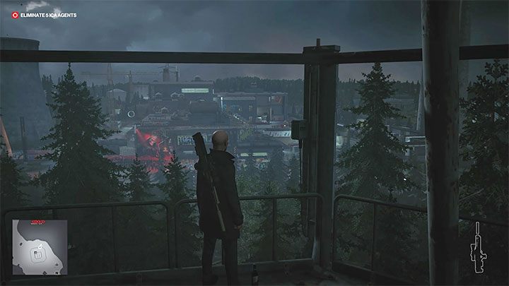 Wieża radiowa to najlepsze stanowisko snajperskie w grze - będziesz mógł stąd od razu zabić co najmniej trzech agentów ICA - Hitman 3: Wieża radiowa - jak odblokować? - Hitman 3 - poradnik, solucja