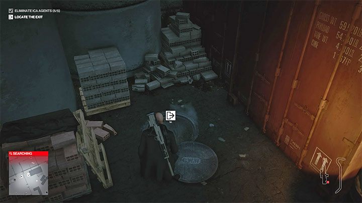 Właz prowadzący do kanałów znajduje się na zachód od baru Juice, w miejscu, w którym przebywa także dostawca żywności (punkt 23 na mapie) - Hitman 3: Mapa Berlina - jak opuścić? - Hitman 3 - poradnik, solucja