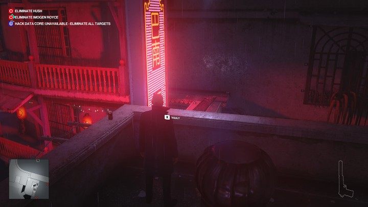 Wejdź klatką schodową na dach budynku - Hitman 3: Hush - jak zabić? Chongqing, Chiny, solucja - Hitman 3 - poradnik, solucja