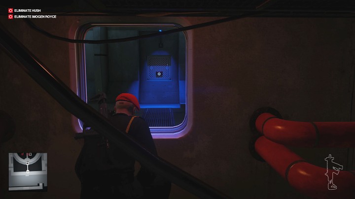 Po lewej stronie zauważysz kolejną kratkę - otwórz ją - Hitman 3: Imogen Royce - jak zabić? Chongqing, Chiny, solucja - Hitman 3 - poradnik, solucja
