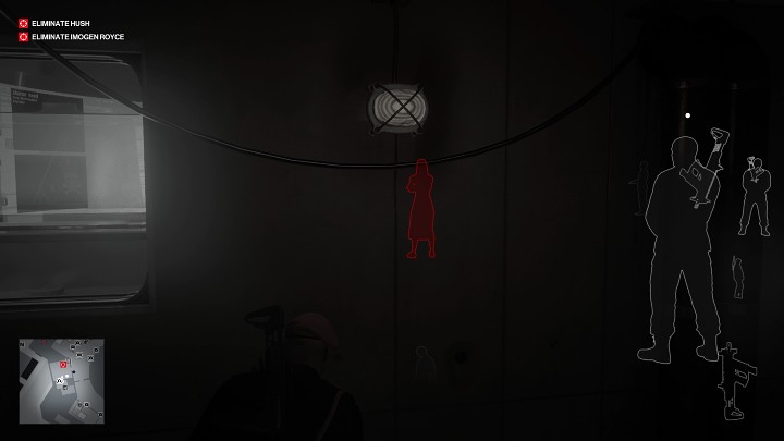 Po chwili do pokoju wejdzie Imogen Royce wraz ze swoim ochroniarzem - Hitman 3: Imogen Royce - jak zabić? Chongqing, Chiny, solucja - Hitman 3 - poradnik, solucja