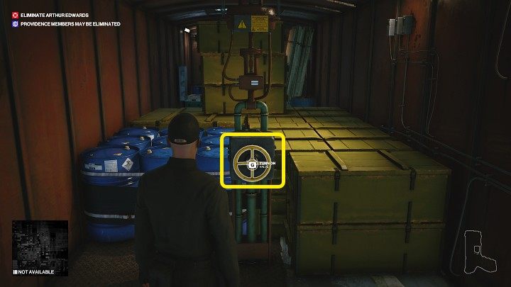 Przejdź na koniec wagonu i podnieś z ziemi zawór - Hitman 3: Arthur Edwards - jak zabić? Carpathian Mountains, solucja - Hitman 3 - poradnik, solucja