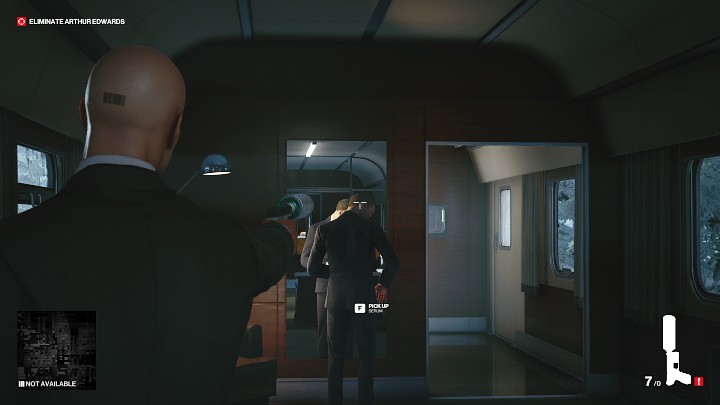 W trakcie przechodzenia pomiędzy kolejnymi wagonami pociągu będziesz mieć kilka okazji na zdobycie broni - Hitman 3: Arthur Edwards - jak zabić? Carpathian Mountains, solucja - Hitman 3 - poradnik, solucja