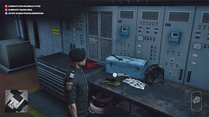 Trutka na szczury jest w pomieszczeniu technicznym Tech Room w winiarni (punkt 27 na mapie) - Hitman 3: Trucizna, Mendoza - jak zdobyć? - Hitman 3 - poradnik, solucja