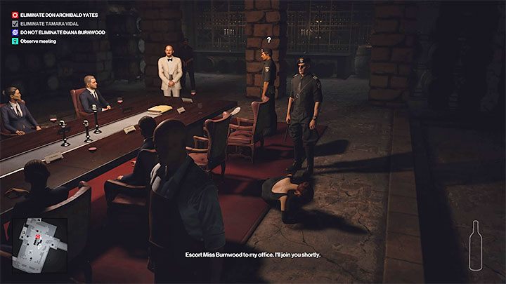 Misja zakończy się niepowodzeniem jeśli Diana zginie - Hitman 3: Spotkanie z Dianą Burnwood - solucja, opis przejścia - Hitman 3 - poradnik, solucja