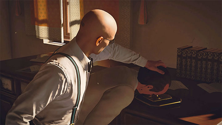 Zaczekaj aż pojawi się tu Don Yates - odwiedza on prawnika raz na kilka minut - Hitman 3: Don Archibald Yates - jak zabić? Mendoza, solucja, opis przejścia - Hitman 3 - poradnik, solucja