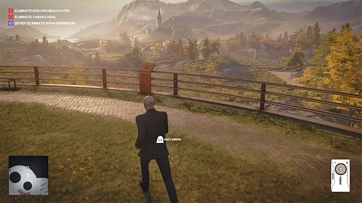 Tabliczka z kodem jest na południowym krańcu głównego poziomu winnicy (punkt 30 na mapie) - Hitman 3: Kody QR, Mendoza - gdzie skanować? - Hitman 3 - poradnik, solucja