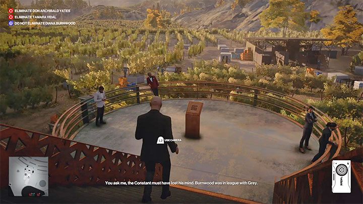 Tabliczka z kodem jest na poziomie 1, na okrągłym półpiętrze pomiędzy głównym poziomem 2 i dolnym poziomem 0 (punkt 22 na mapie) - Hitman 3: Kody QR, Mendoza - gdzie skanować? - Hitman 3 - poradnik, solucja