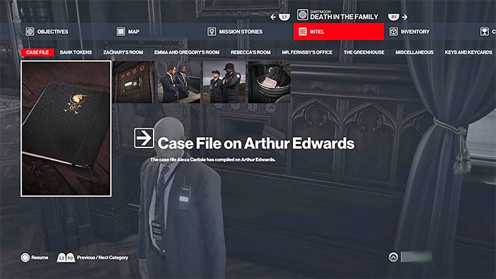 Dodatkowy obowiązkowy cel misji dotyczy pozyskania akt na temat Arthura Edwardsa - Hitman 3: Death in the Family, Dartmoor - mapa, informacje o misji - Hitman 3 - poradnik, solucja