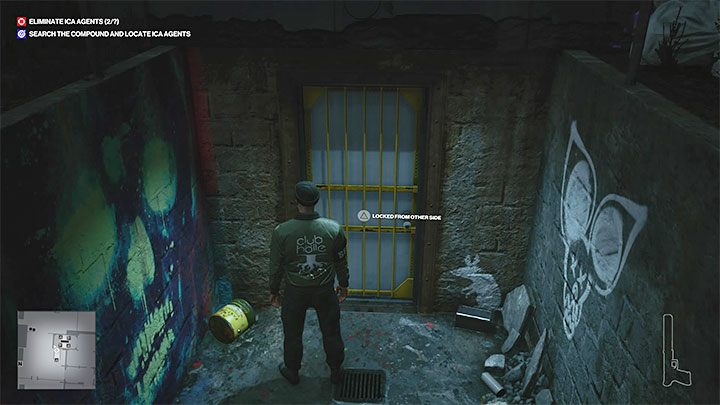 Skrót 3 - Wejście do piwnicy budynku motocyklistów (Shortcut: Biker Basement Door) - Hitman 3: Apex Predator, Berlin - mapa, informacje o misji - Hitman 3 - poradnik, solucja