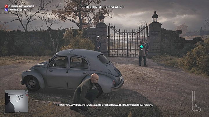 Zadanie to dotyczy przejęcia tożsamości prywatnego detektywa, który został wynajęty przez Alexę do zbadania okoliczności śmierci Zacharygo Carlislea - Hitman 3: Means, Motive and Opportunity - Dartmoor, solucja, zadania fabularne - Hitman 3 - poradnik, solucja