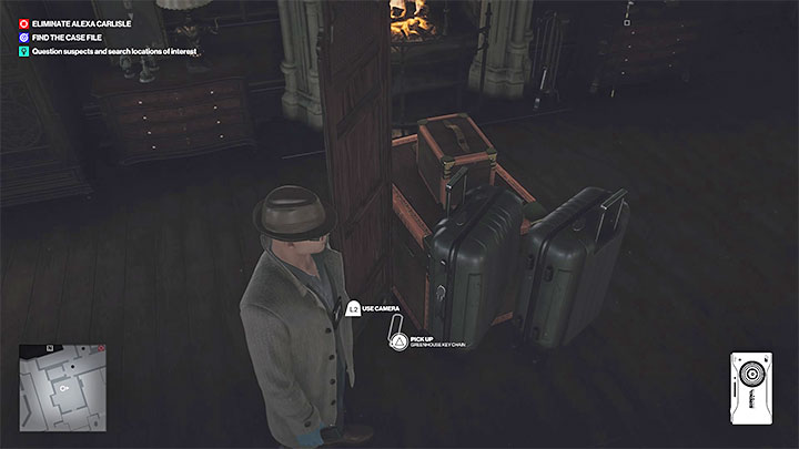 Trzecie miejsce do zbadania to pokój Emmy i Gregoryego na poziomie 1 (punkt 28 na mapie) - Hitman 3: Means, Motive and Opportunity - Dartmoor, solucja, zadania fabularne - Hitman 3 - poradnik, solucja