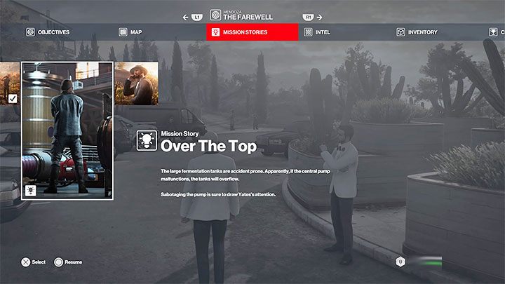 Zadanie to dotyczy sprowadzenia Don Yatesa do pomieszczenia fermentacji - Hitman 3: Over the Top - Mendoza, solucja, zadania fabularne - Hitman 3 - poradnik, solucja