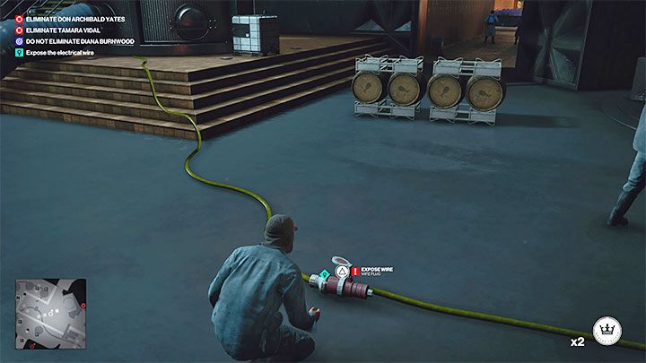 Powróć do pomieszczenia fermentacji (punkt 25 na mapie) - Hitman 3: Over the Top - Mendoza, solucja, zadania fabularne - Hitman 3 - poradnik, solucja