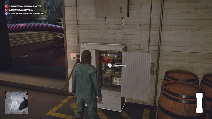 Powróć do pomieszczenia produkcyjnego (punkt 23 na mapie) - Hitman 3: Over the Top - Mendoza, solucja, zadania fabularne - Hitman 3 - poradnik, solucja