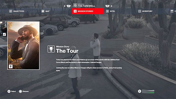 Zadanie to związane jest z wzięciem udziału w tytułowej wycieczce po winiarni, w trakcie której pojawia się m - Hitman 3: The Tour - Mendoza, solucja, zadania fabularne - Hitman 3 - poradnik, solucja