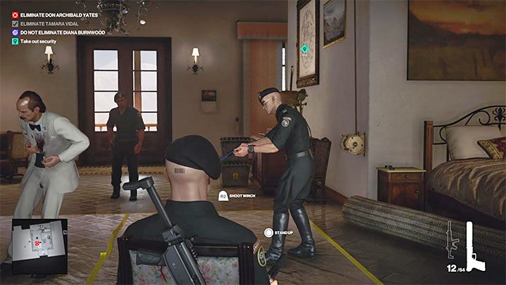 Nie wykonuj początkowo żadnych czynności - Hitman 3: Closing Statement, Mendoza - solucja, opis przejścia, jak odblokować? - Hitman 3 - poradnik, solucja