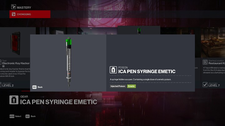 Trucizna ukryta w przedmiocie przypominającym długopis - Hitman 3: Najlepsze nagrody z mistrzostw - które to? - Hitman 3 - poradnik, solucja